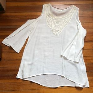 SPENSE cold shoulder top